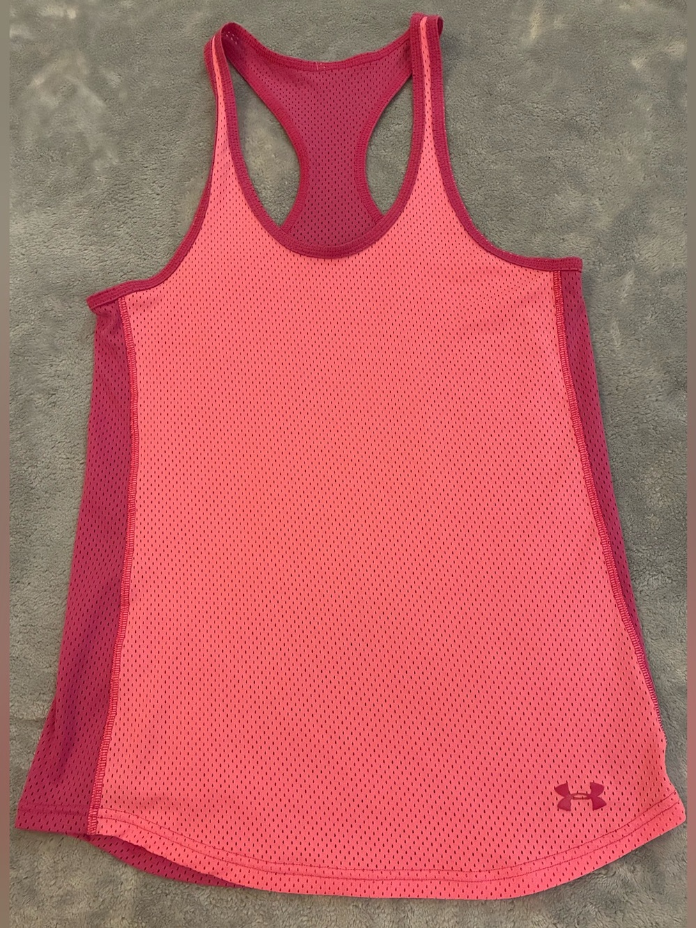 Under Armour Women’s Pink Racerback Training Tank Size Medium